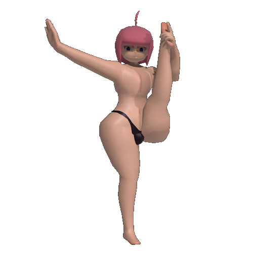 This image broke my brain by the way Glyn balancing on one foot while holding his other leg